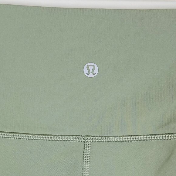 Lululemon Wunder Under Crop High-Rise Mint Green Luxtreme 21" Legging, Size 6 - Picture 10 of 13